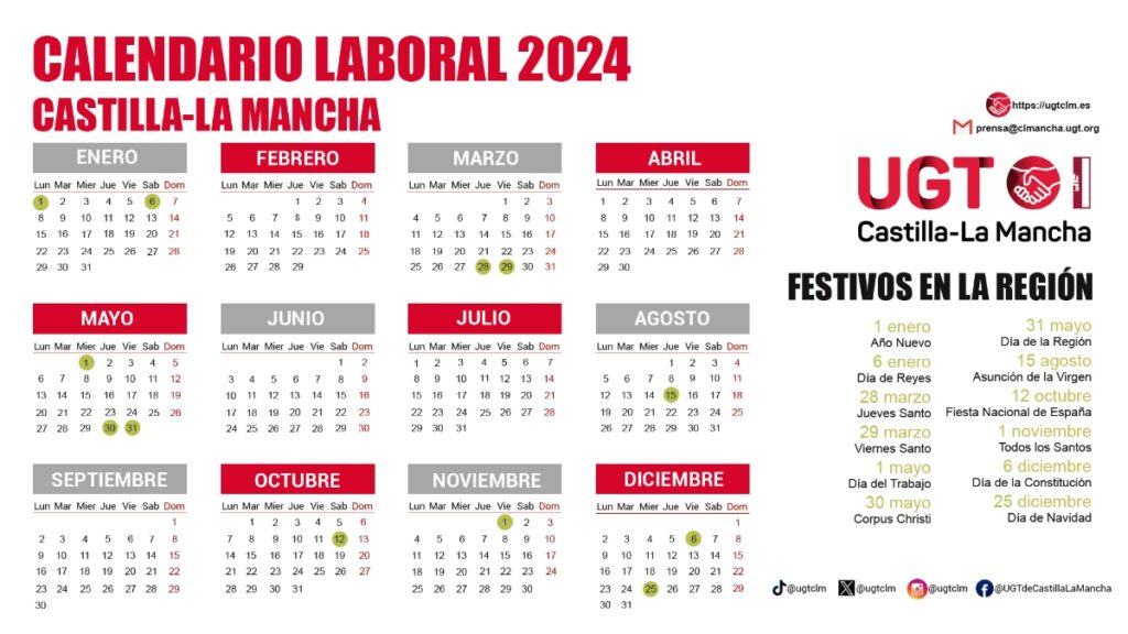 Calendario Laboral Ugt Castilla La Mancha 0017